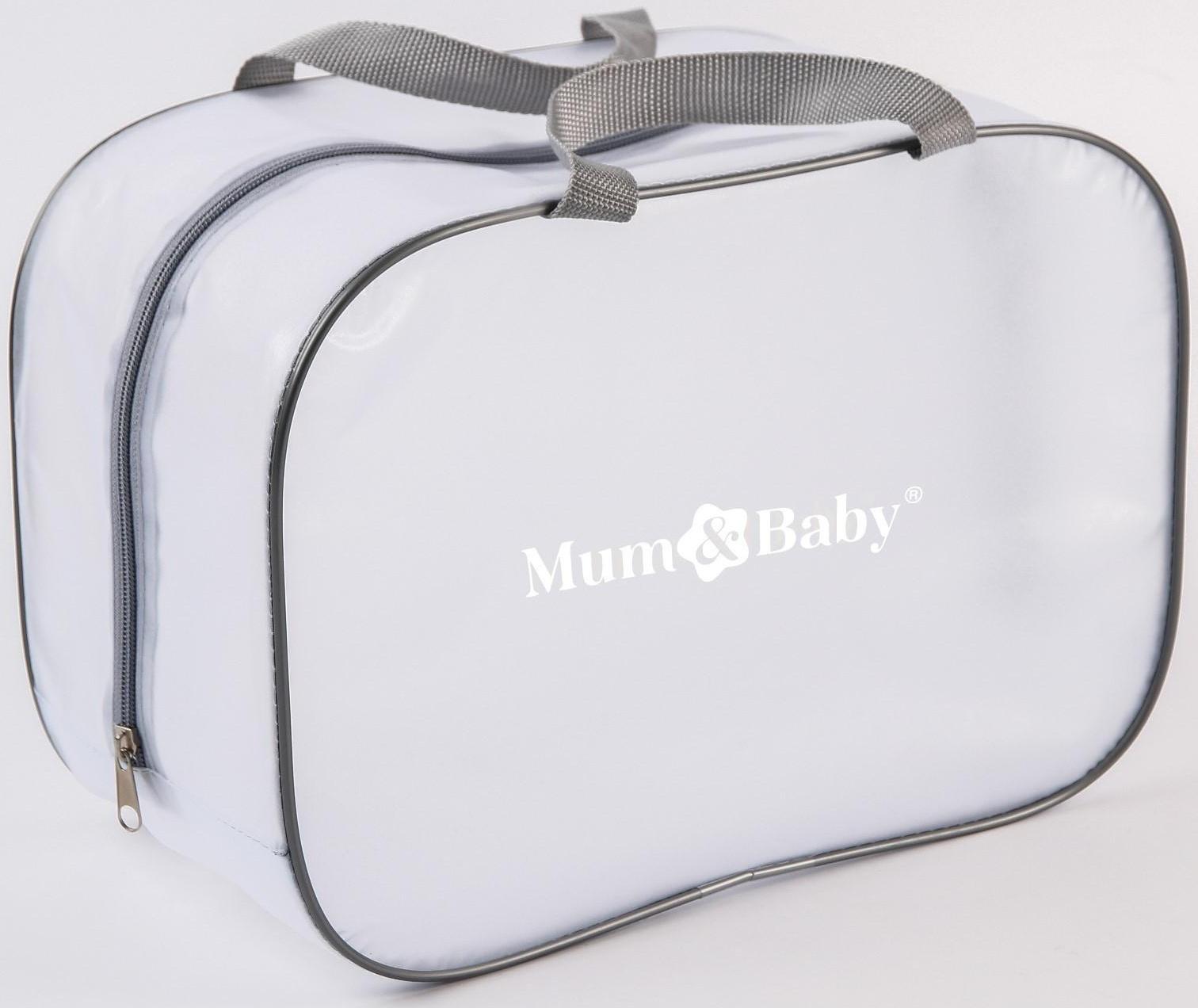 Набор сумок для роддома, комплект 3 в 1 №1, ПВХ «Речной песок». цвет серый