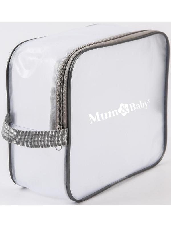 Набор сумок для роддома, комплект 3 в 1 №1, ПВХ «Речной песок». цвет серый