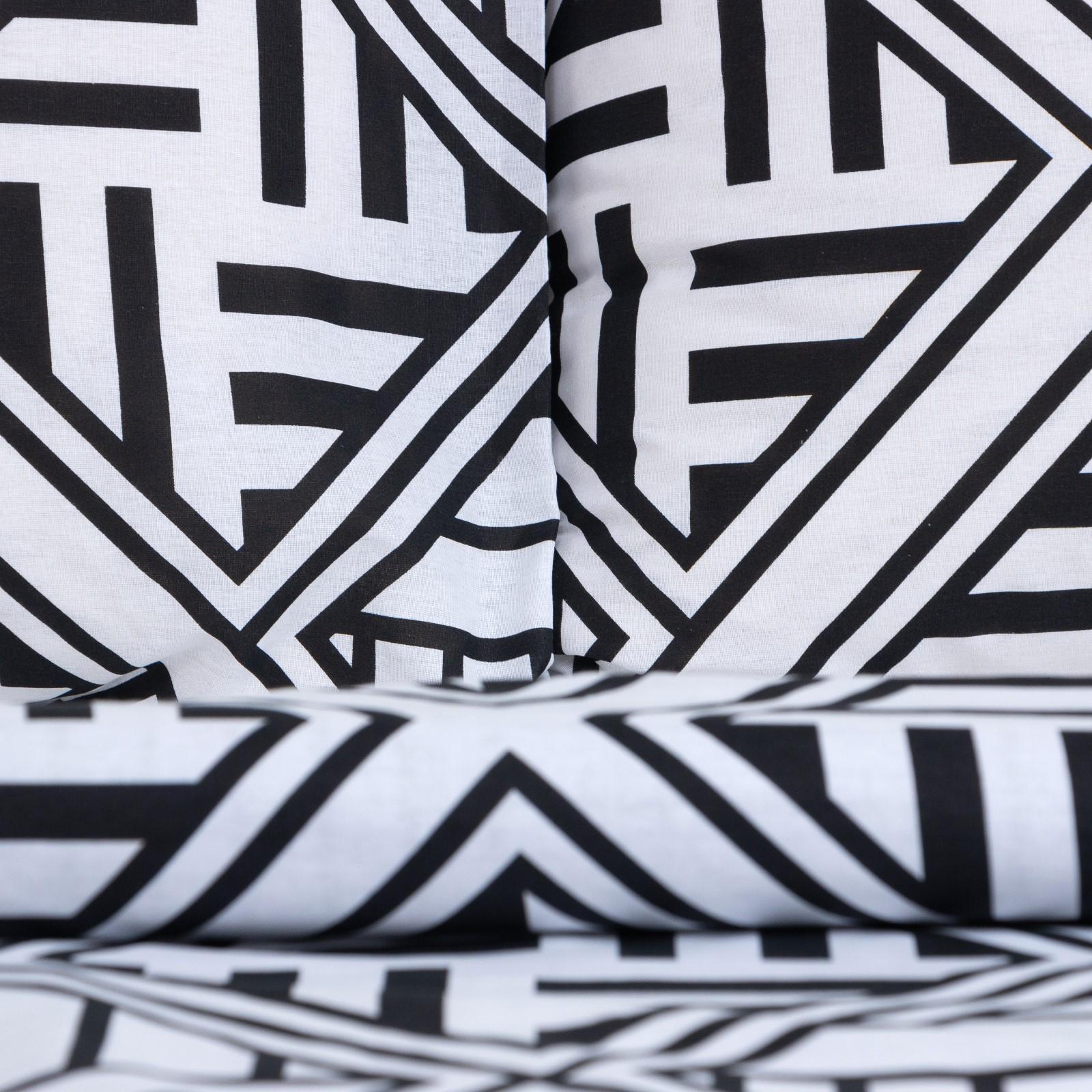 Постельное бельё Евро LoveLife «Этнический узор»: пододеяльник 200х217см+наволочка 50х70см-2шт, поплин