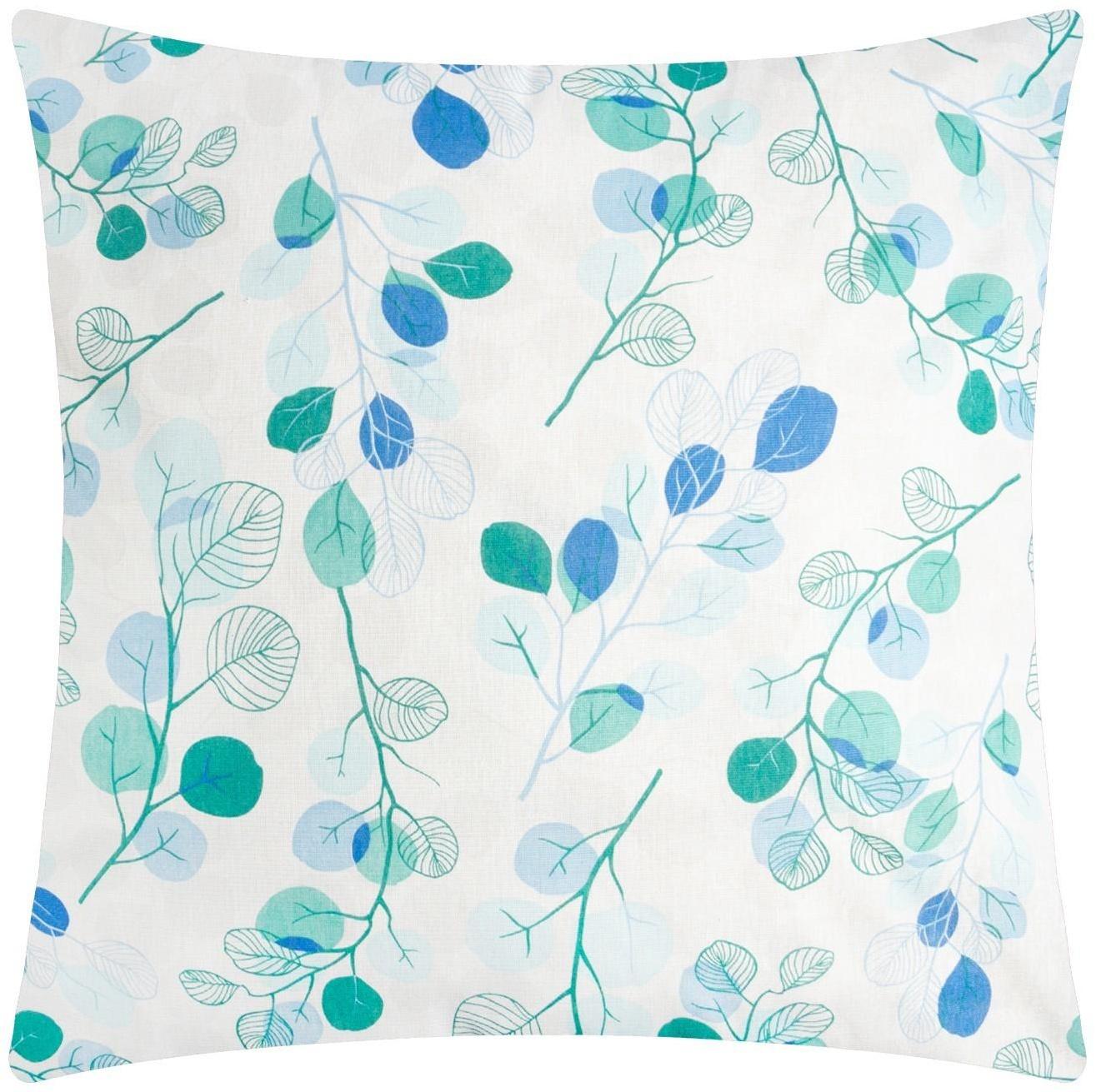 Наволочка Экономь и Я 70х70 «Эвкалипт» цвет синий 100гр/м2,100%хлопок, бязь