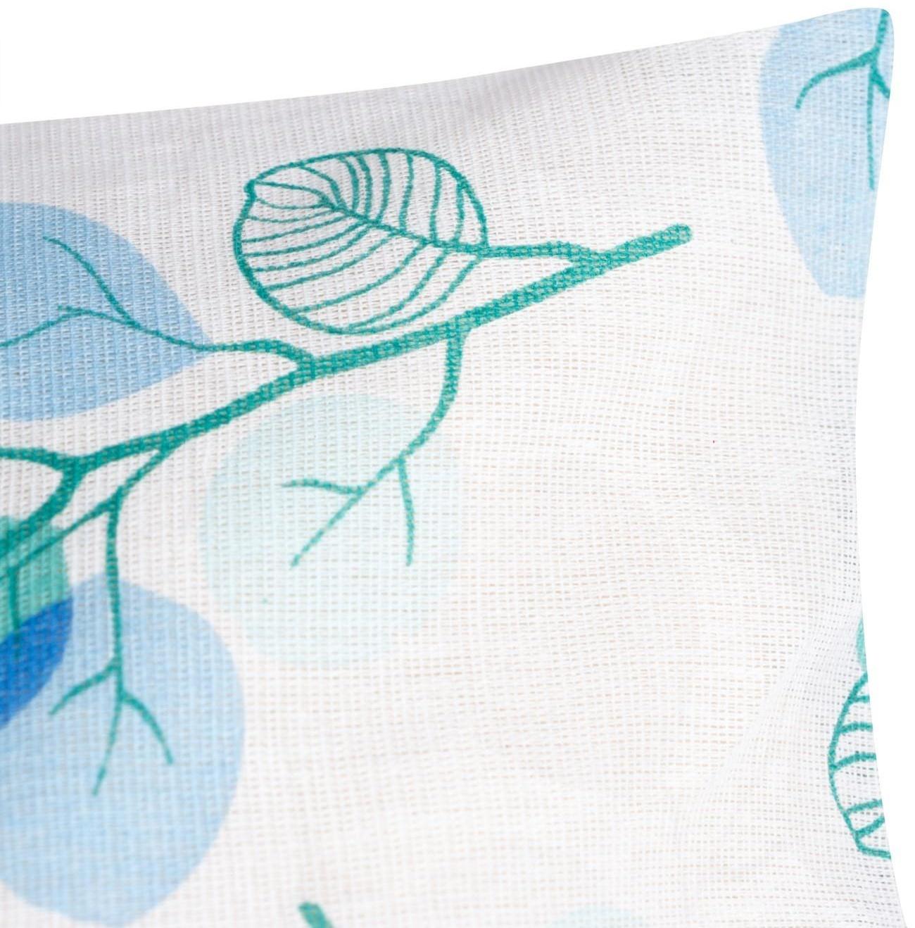 Наволочка Экономь и Я 70х70 «Эвкалипт» цвет синий 100гр/м2,100%хлопок, бязь