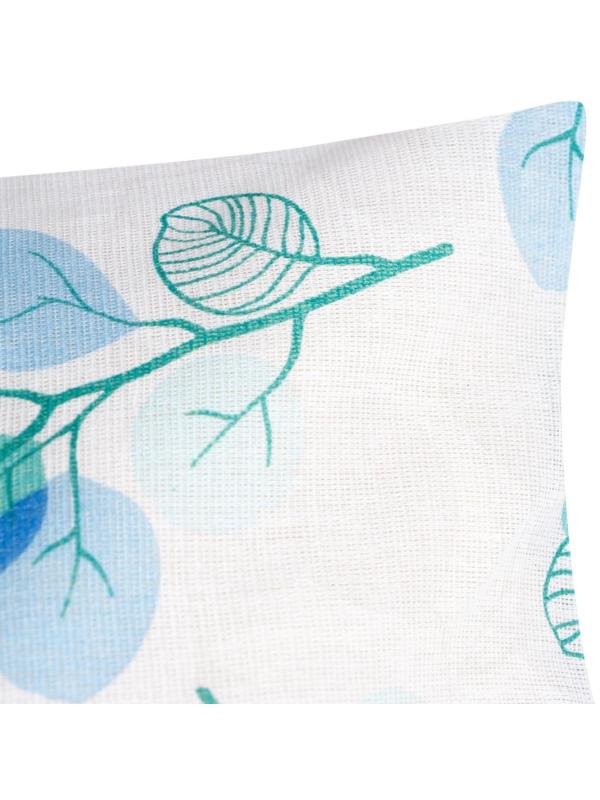 Наволочка Экономь и Я 70х70 «Эвкалипт» цвет синий 100гр/м2,100%хлопок, бязь