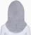 Шапка (капор) женский, цвет серый, размер 54-58