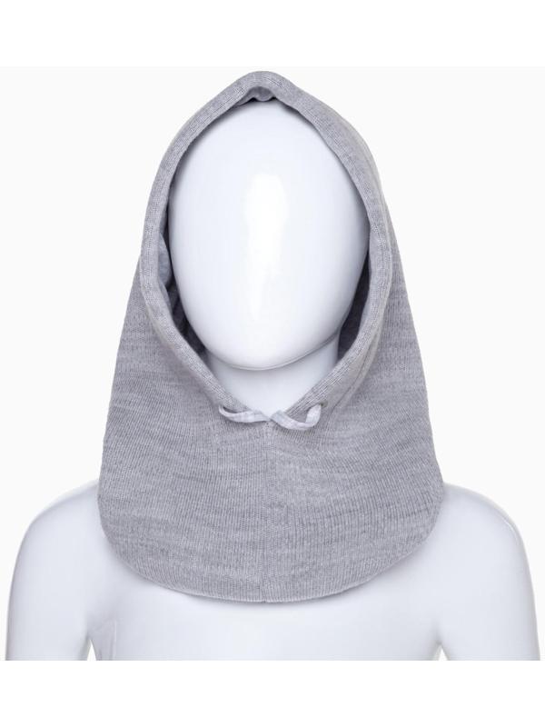 Шапка (капор) женский, цвет серый, размер 54-58