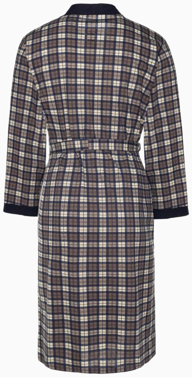 Халат мужской , цвет коричневый, размер 58