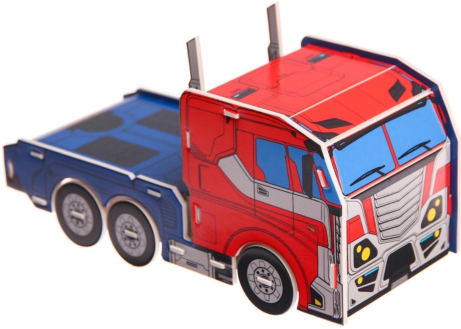 3D конструктор из пенокартона «Transformers, Оптимус прайм», 2 листа, Трансформеры