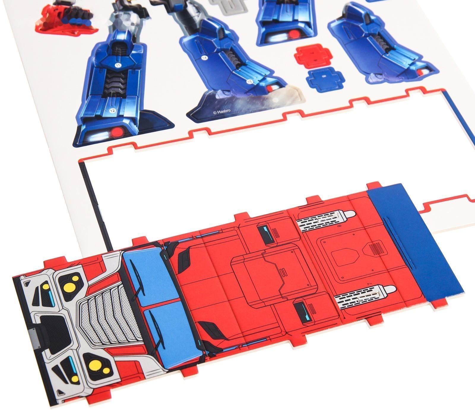 3D конструктор из пенокартона «Transformers, Оптимус прайм», 2 листа, Трансформеры