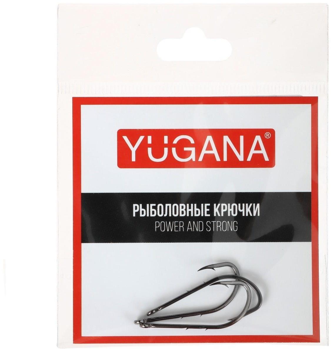 Крючки YUGANA Baitholder, № 2, 3 шт.