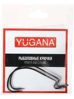 Крючки офсетные YUGANA Wide range worm, № 5/0, 2 шт.