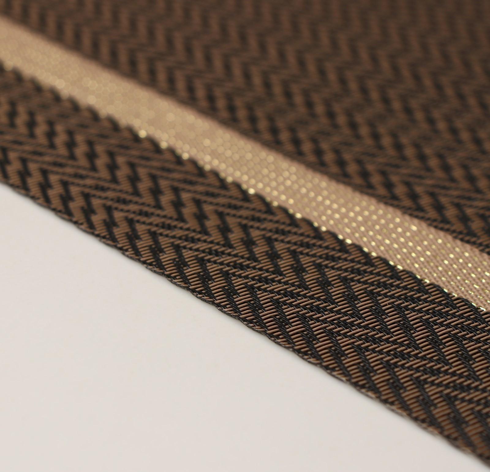 Салфетка сервировочная на стол «Рона», 45×30 см, цвет коричневый