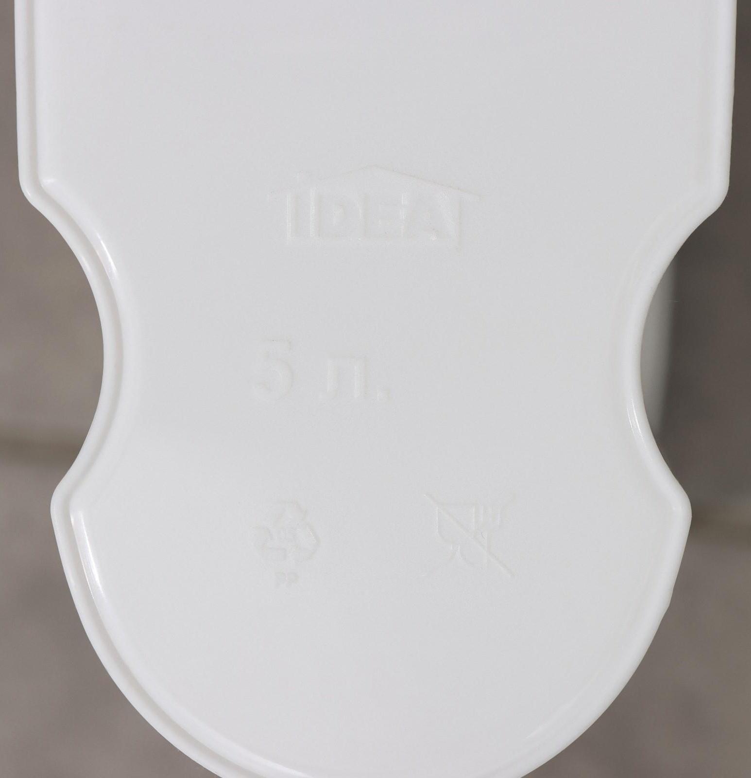 Контейнер для стирального порошка, 5 л, 11×24,6×32 см, цвет серый