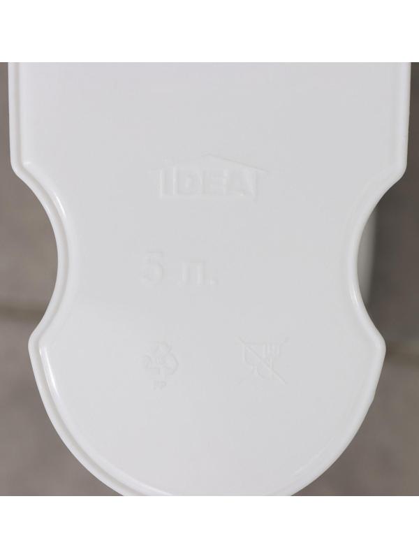 Контейнер для стирального порошка, 5 л, 11×24,6×32 см, цвет серый