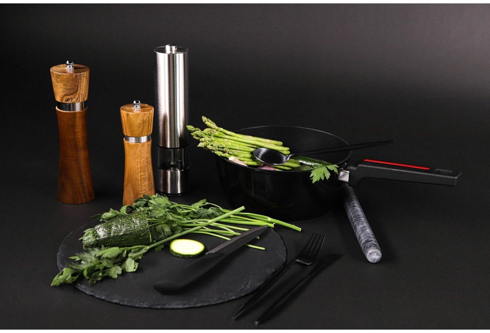 Мельница электрическая для специй Magistro Steel, с подсветкой, цвет серебряный