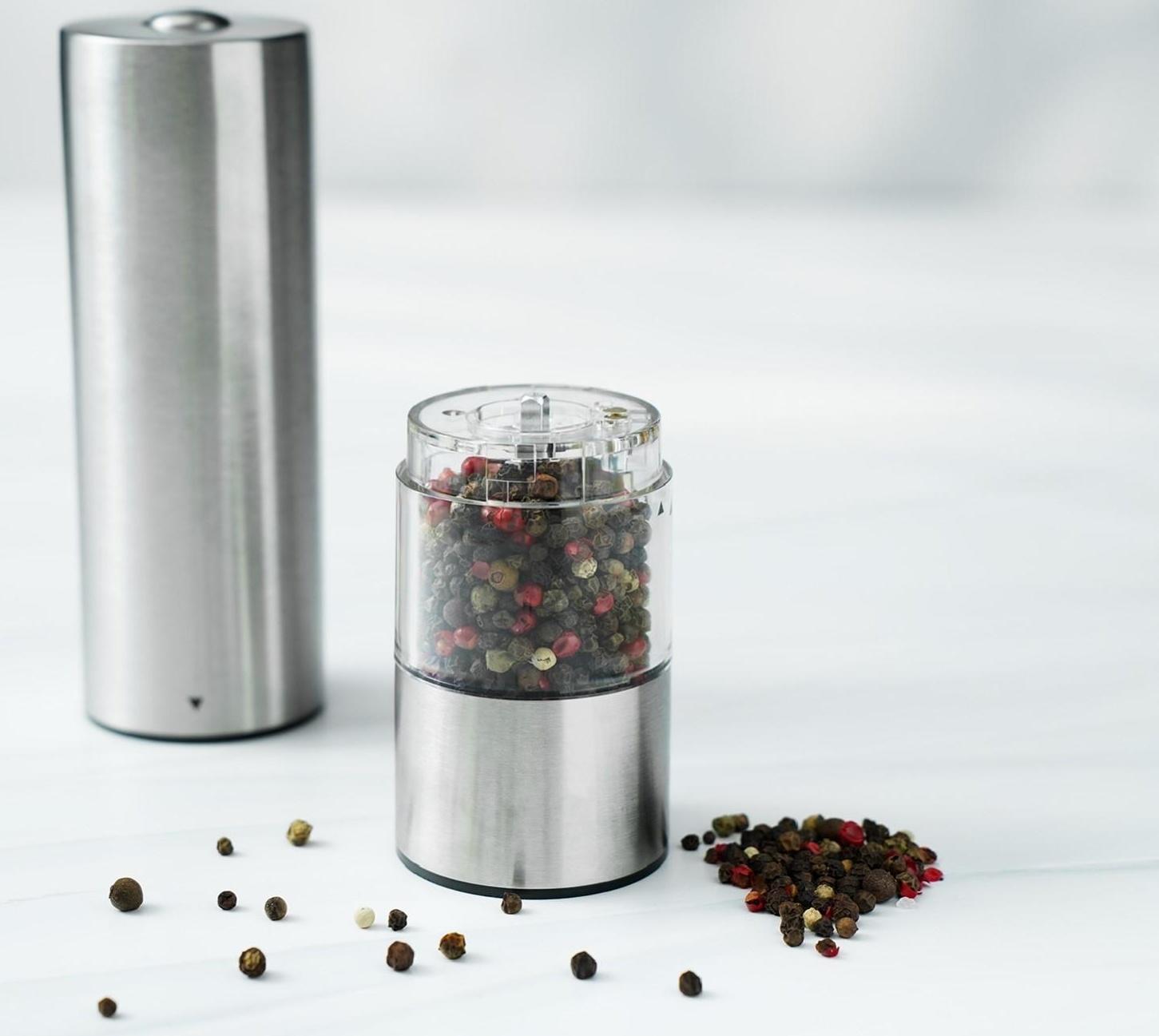 Мельница электрическая для специй Magistro Steel, с подсветкой, цвет серебряный