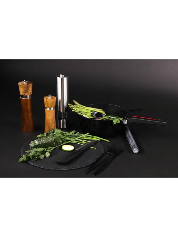 Мельница электрическая для специй Magistro Steel, с подсветкой, цвет серебряный