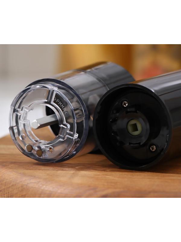 Мельница электрическая для специй Magistro Soft, с подсветкой, цвет чёрный