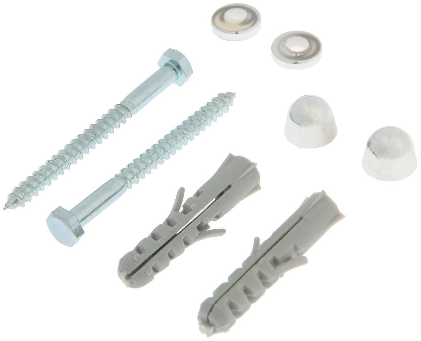 Крепление унитаза к полу, элитное хром