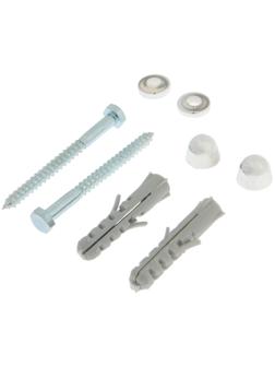 Крепление унитаза к полу, элитное хром