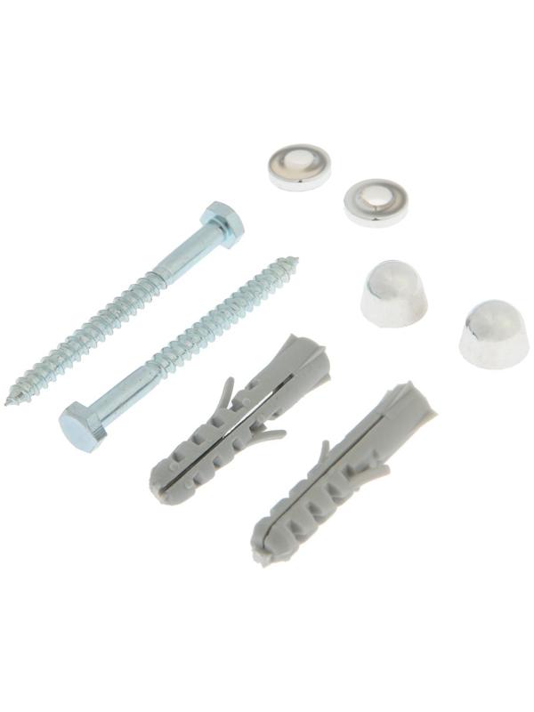 Крепление унитаза к полу, элитное хром