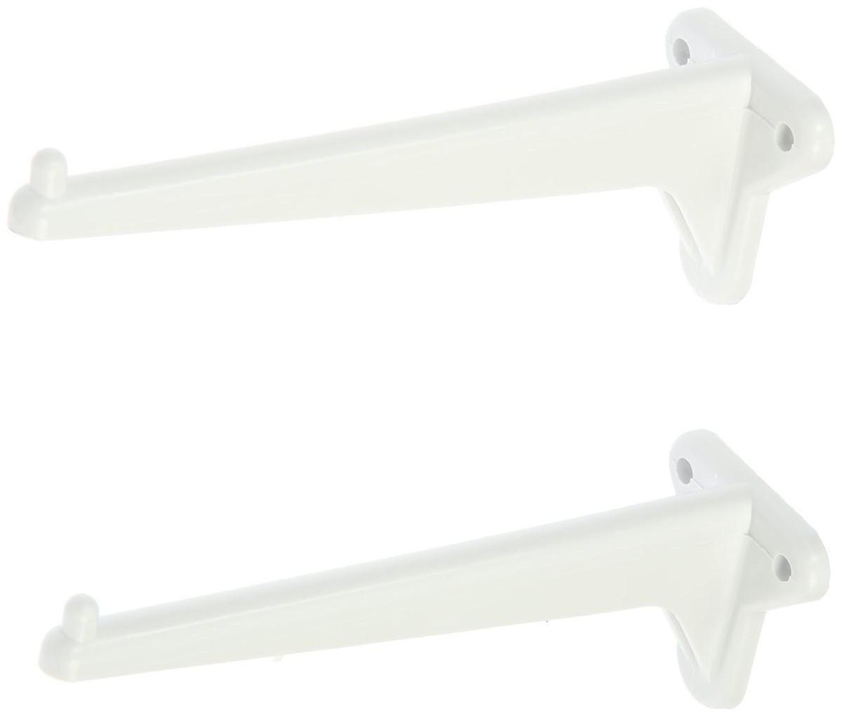 Кронштейн для умывальника, пластиковый, 24 см