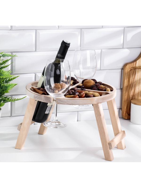 Столик - поднос с менажницей и складными ножками 