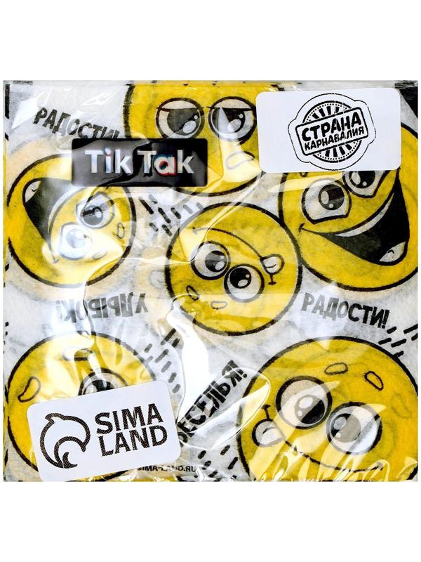 Салфетки бумажные однослойные 