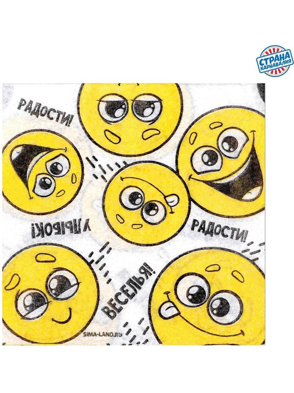 Салфетки бумажные однослойные 