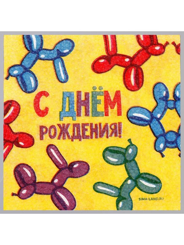 Салфетки бумажные однослойные 