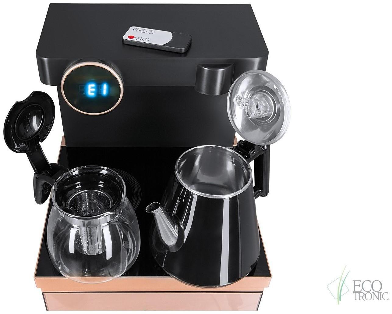 Кулер с чайным столиком Ecotronic TB12-LNR, только нагрев, 1000 Вт, золотой