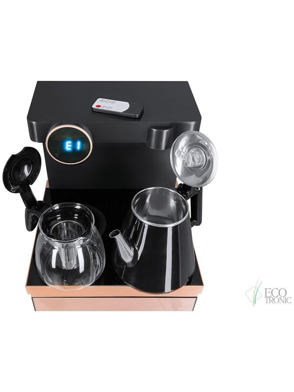 Кулер с чайным столиком Ecotronic TB12-LNR, только нагрев, 1000 Вт, золотой