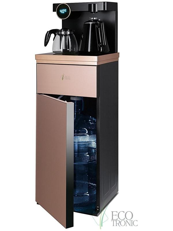 Кулер с чайным столиком Ecotronic TB12-LNR, только нагрев, 1000 Вт, золотой