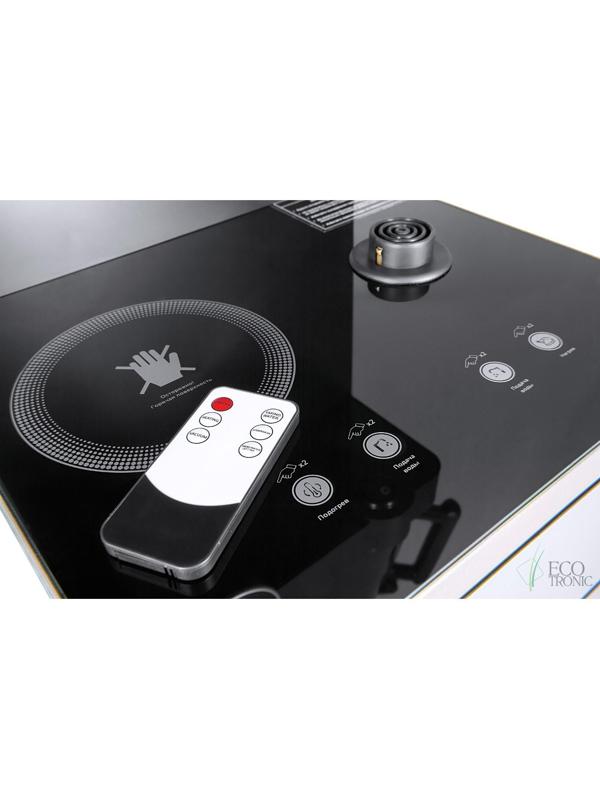 Кулер с чайным столиком Ecotronic TB12-LNR, только нагрев, 1000 Вт, золотой