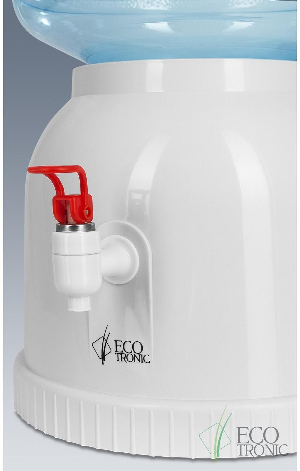 Раздатчик воды Ecotronic L2-WD, под бутыль 19 л, без нагрева и охлаждения, белый