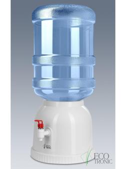 Раздатчик воды Ecotronic L2-WD, под бутыль 19 л, без нагрева и охлаждения, белый