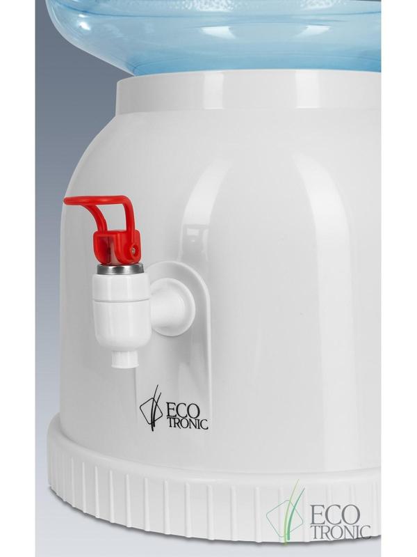 Раздатчик воды Ecotronic L2-WD, под бутыль 19 л, без нагрева и охлаждения, белый