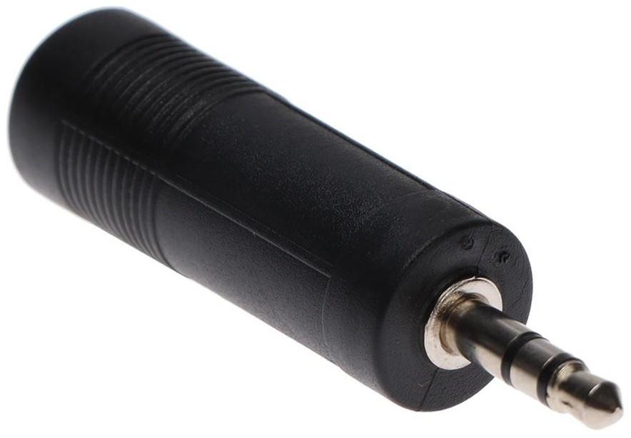 Переходник REXANT, 3.5 мм (m) - 6.3 мм (f), стерео, пластик