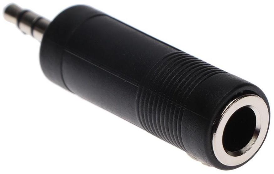 Переходник REXANT, 3.5 мм (m) - 6.3 мм (f), стерео, пластик