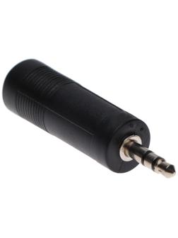 Переходник REXANT, 3.5 мм (m) - 6.3 мм (f), стерео, пластик