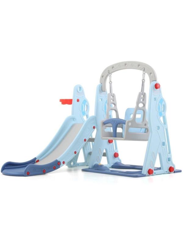 Горка + качели «Космо», цвет ментол