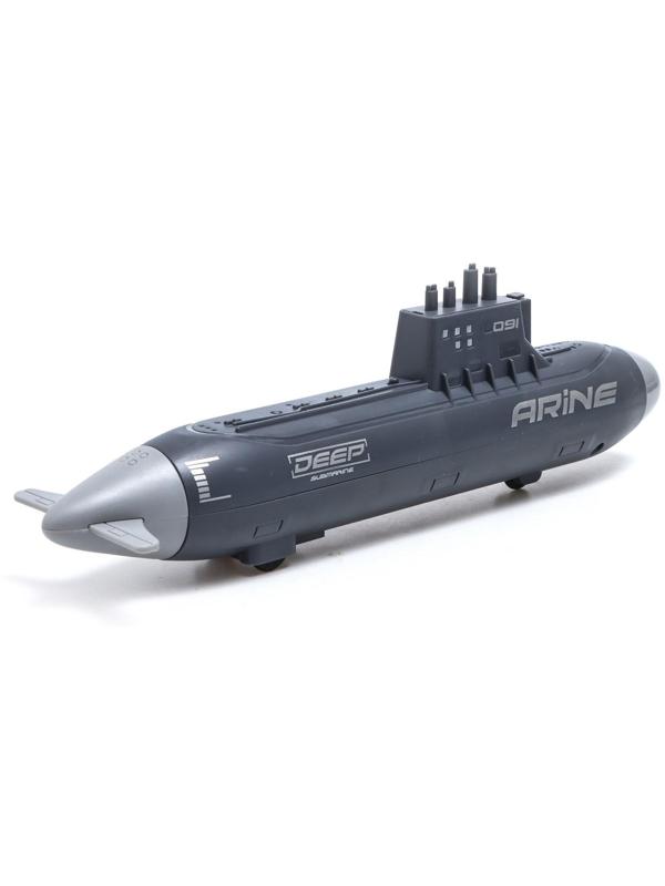 Игровой набор «Подводная лодка», стреляет ракетами, подвижные элементы, цвет темно-серый