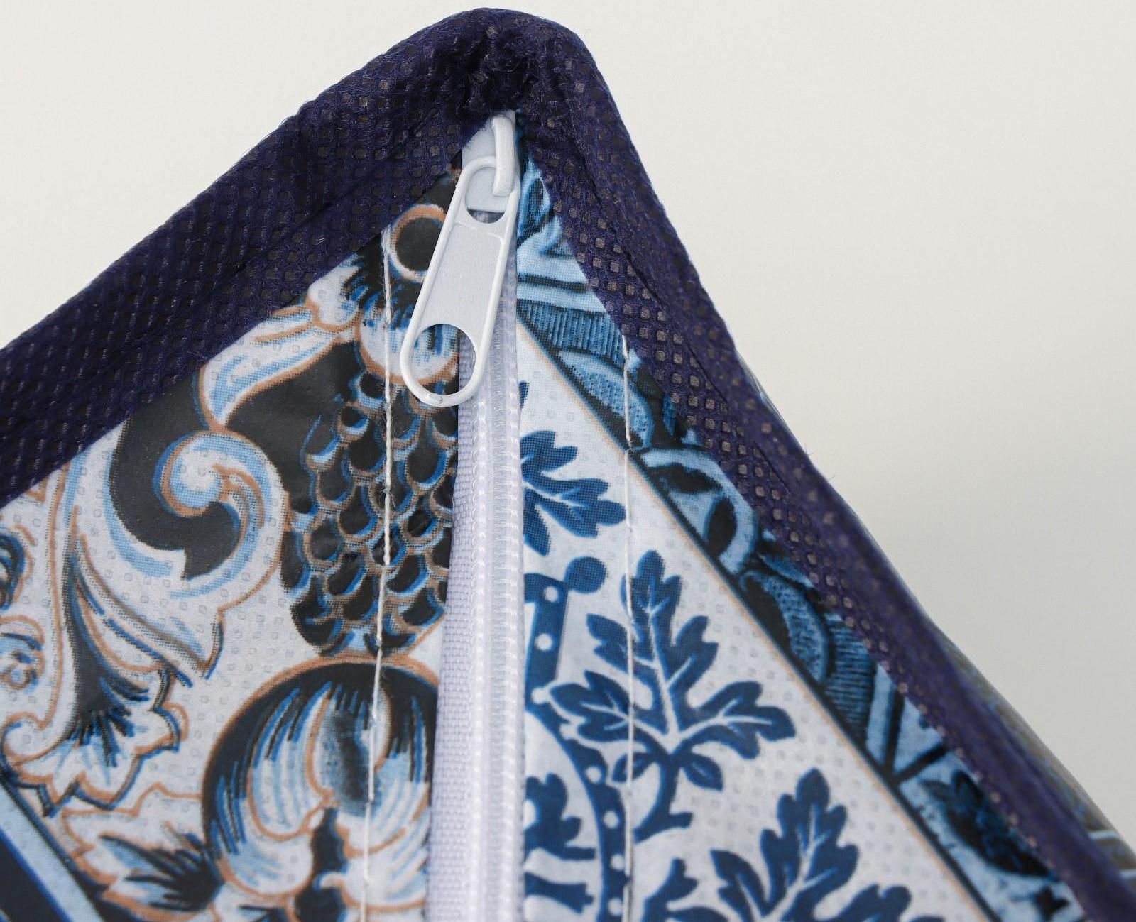 Органайзер для хранения белья Доляна «Мозаика», 12 отделений, 32×24×12 см, цвет синий