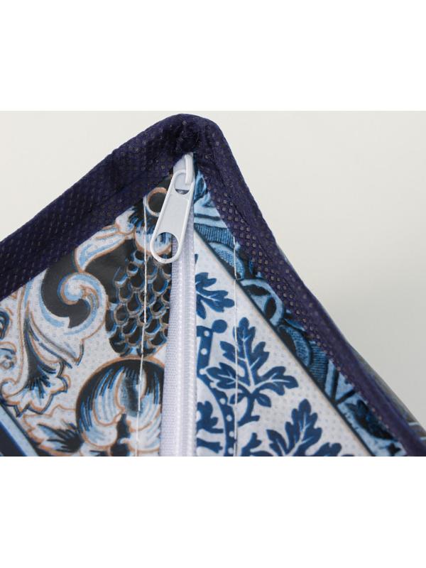 Органайзер для хранения белья Доляна «Мозаика», 12 отделений, 32×24×12 см, цвет синий