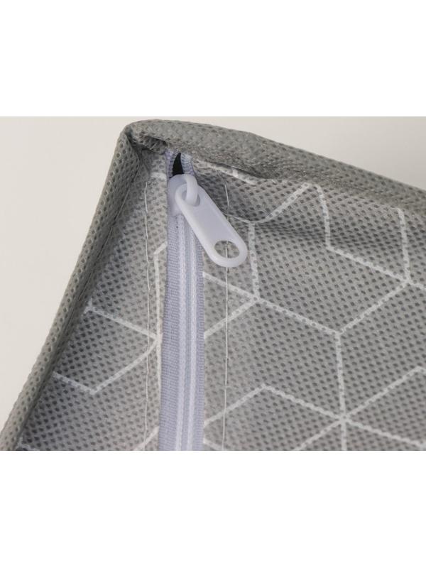 Органайзер для хранения белья Доляна «Фора», 8 отделений, 28×14×10 см, цвет серый