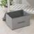 Короб стеллажный для хранения с крышкой Доляна «Фора», 40×30×25 см, цвет серый