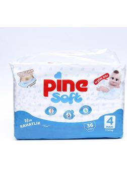 Подгузники детские Pine Soft 4 Maxi (7 - 14 kg), 36 шт