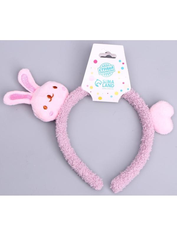 Карнавальный ободок «Заяц», цвета МИКС