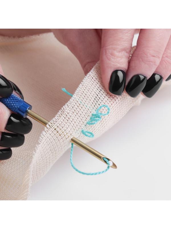 Игла для вышивания, для ковровой техники, d = 3 мм, цвет МИКС