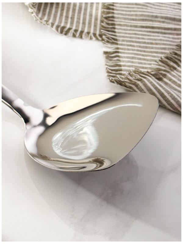 Лопатка из нержавеющей стали Доляна Home, 37,5×10 см, толщина 3 мм