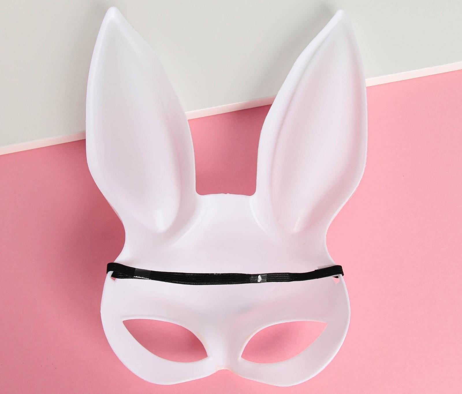 Маска кролика, чокер и резинки для волос «Будь хорошей заей», набор