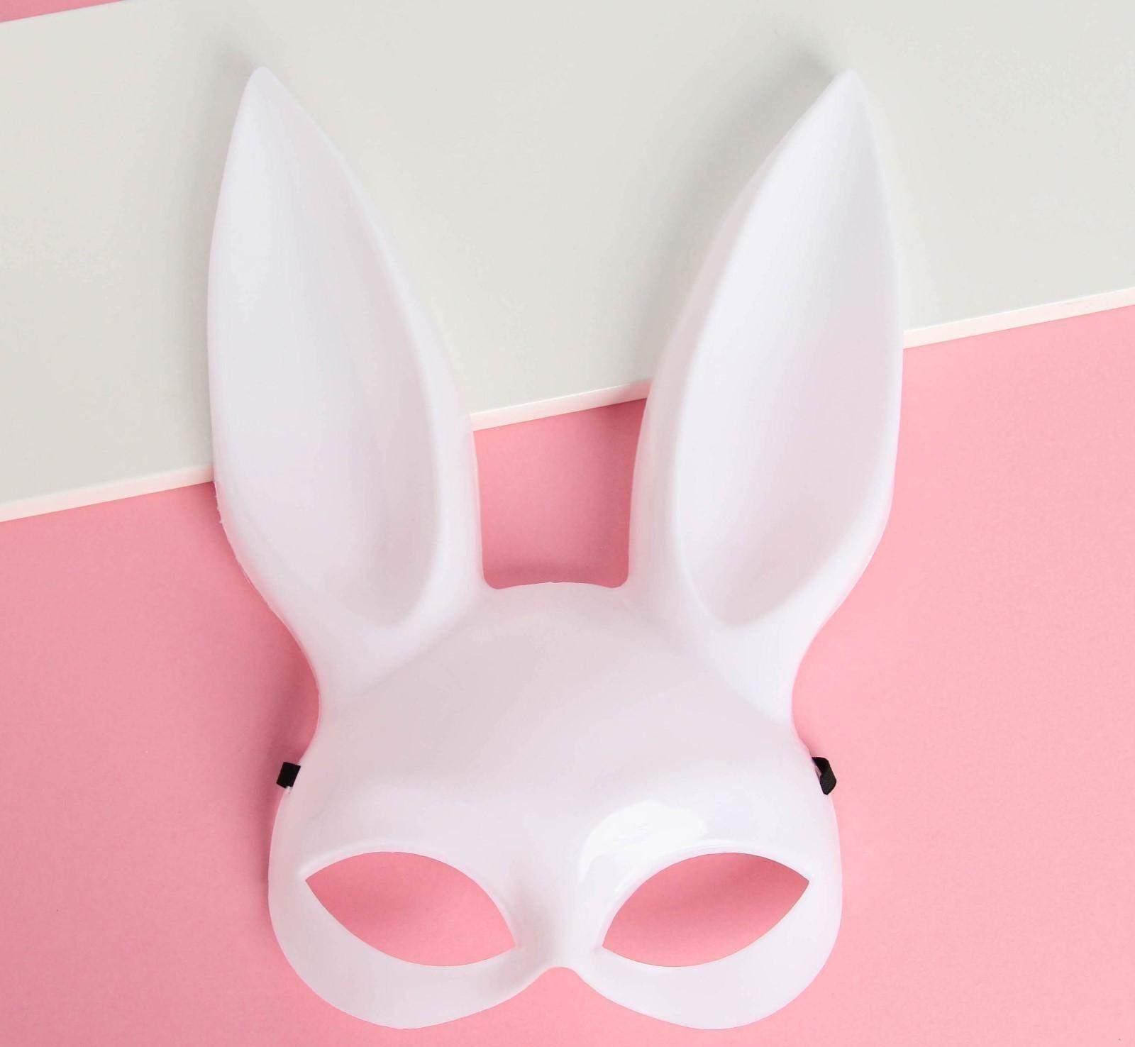 Маска кролика, чокер и резинки для волос «Будь хорошей заей», набор